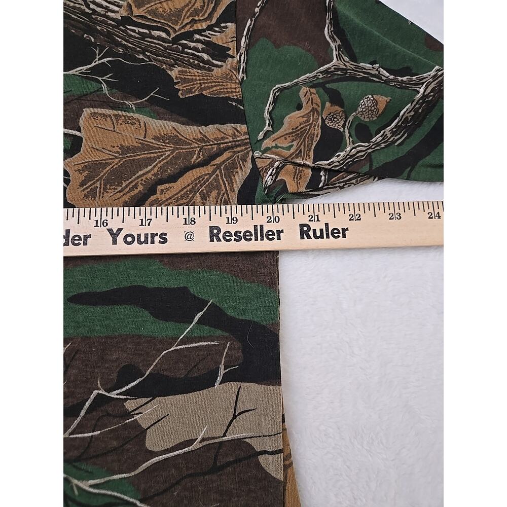 Woodland Plus Vtg 90s Mixed Camo Tshirt Mens Sz Med Gorpcore Hunting Outdoor - Picture 6 of 8